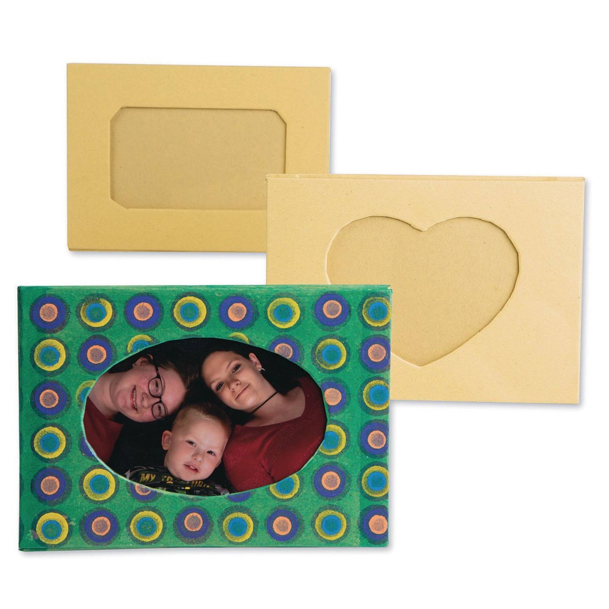 S&S® Worldwide Paper Mache Photo Frame Set